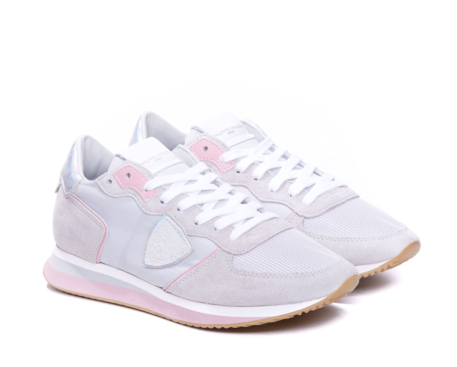 Shop Philippe Model Trpx Low Sneakers In Pink