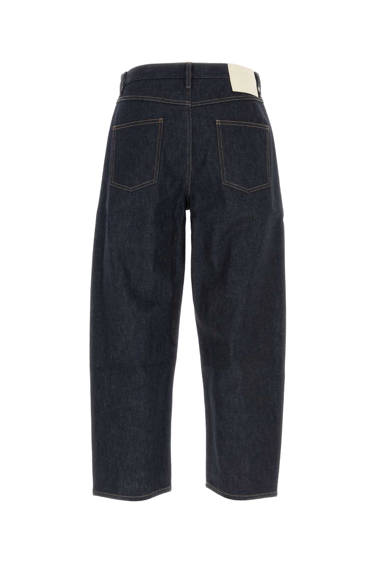 Shop Valentino Denim Jeans In Denimscuro