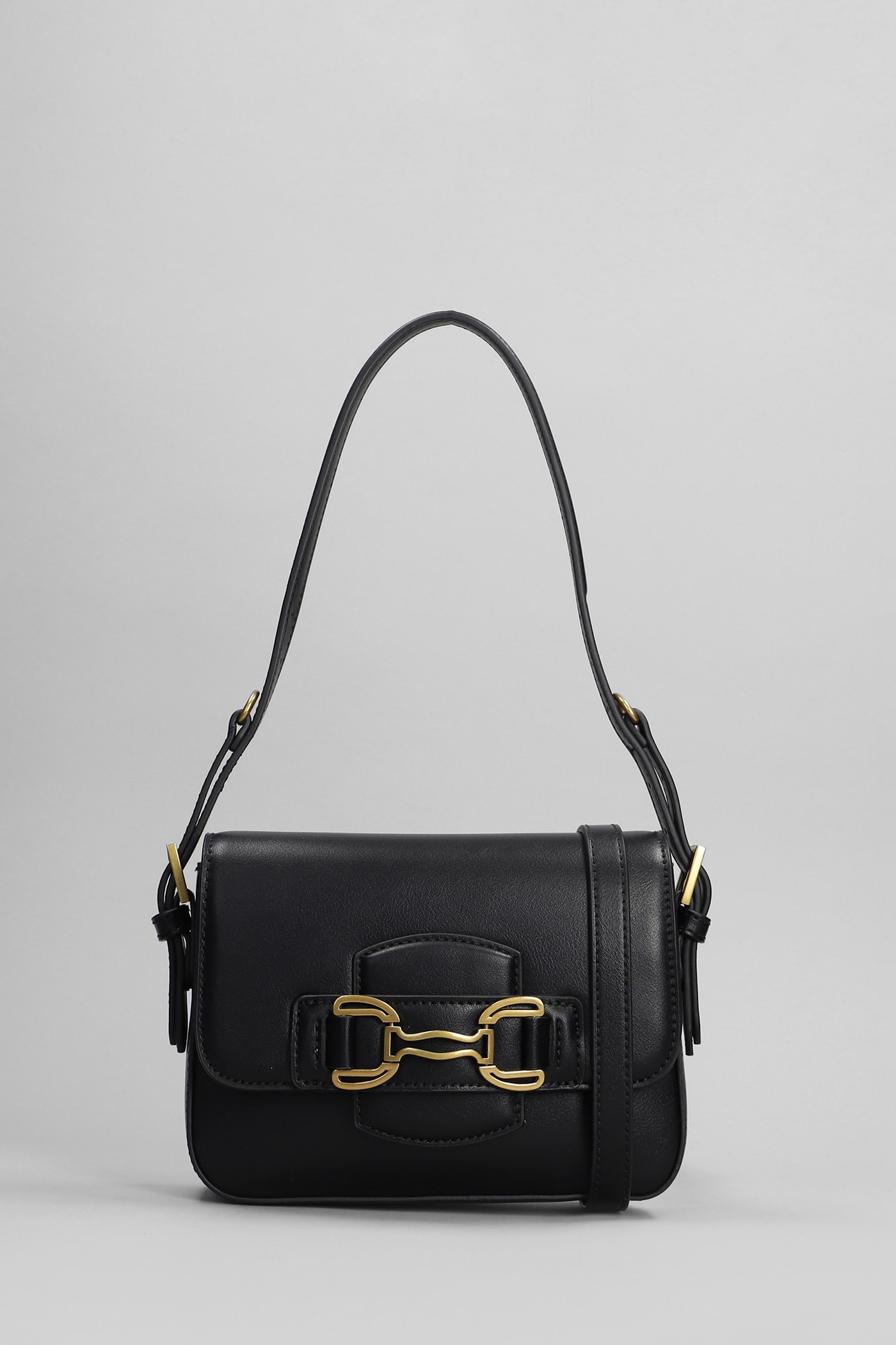 Shop Bibi Lou Shoulder Bag In Black Leather