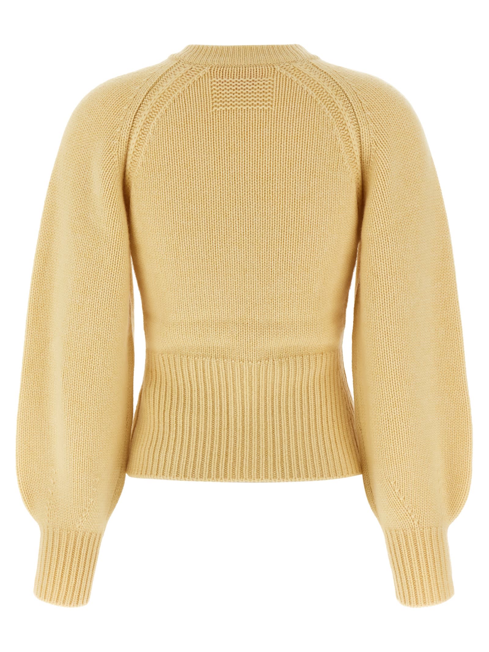 Guest In Residence Sculpted Cardigan In Yellow