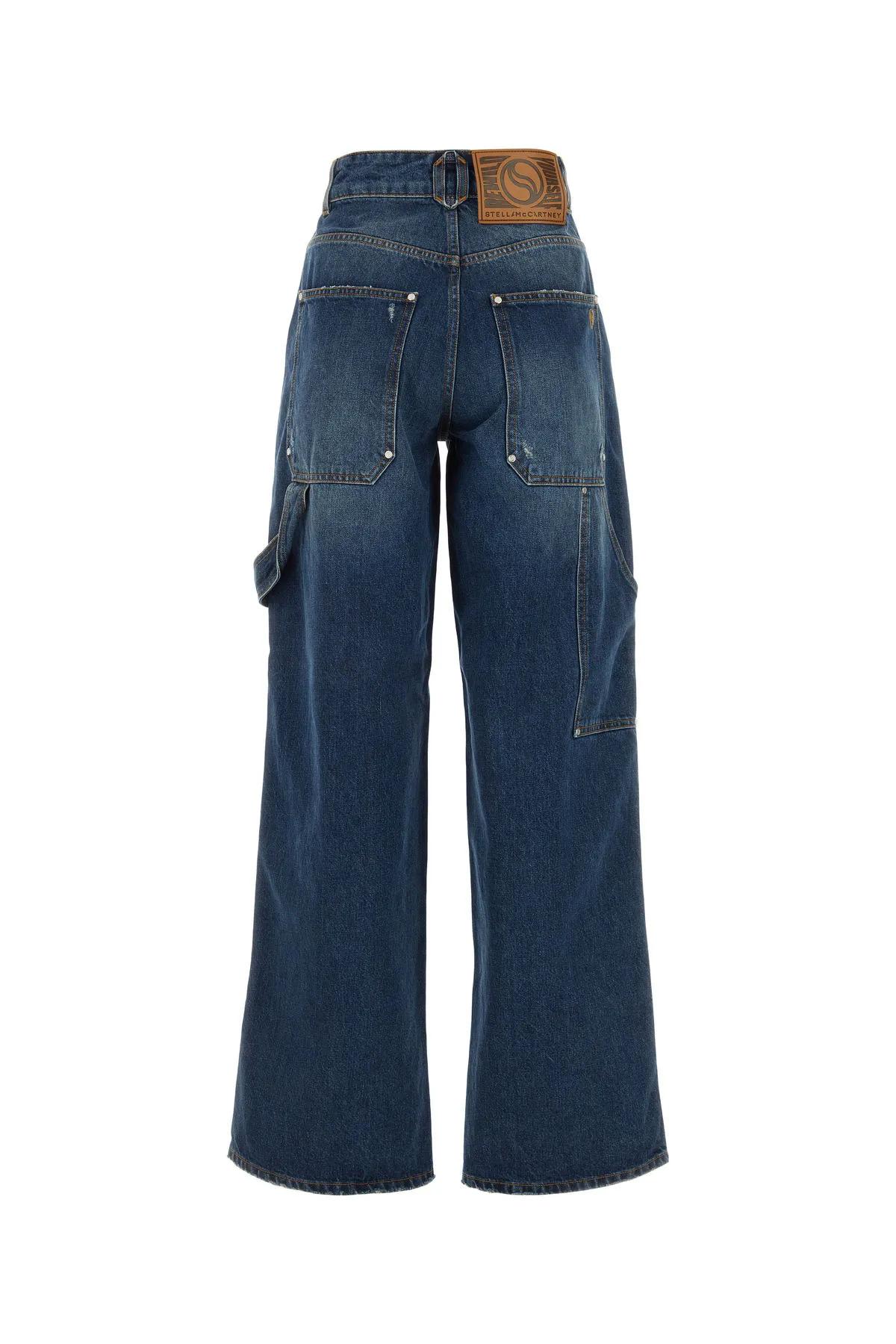 Shop Stella Mccartney Denim Cargo Jeans