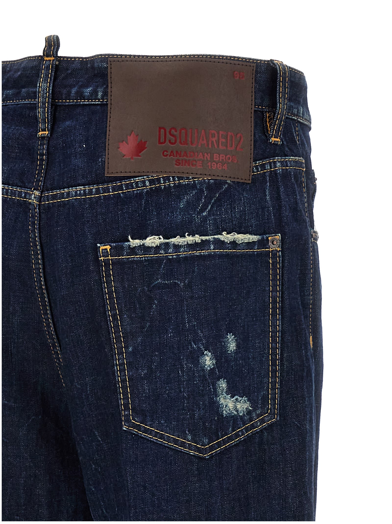 Shop Dsquared2 642 Jeans In Denim