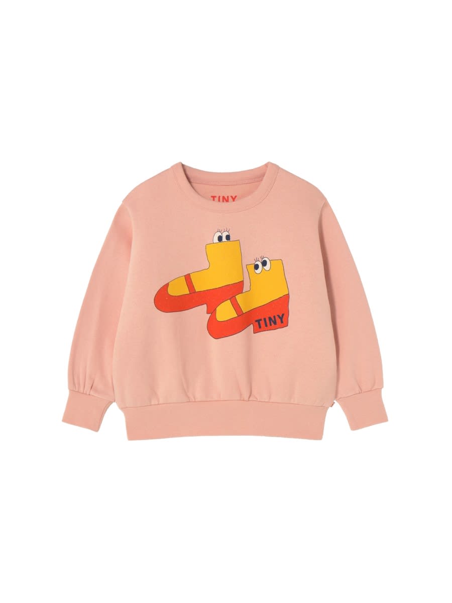 Tinycottons Kids' Walk Shirt In Pink