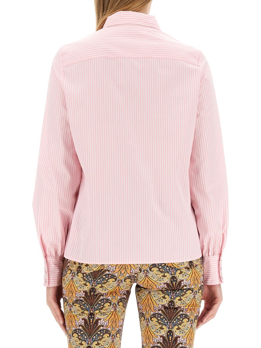 Shop Etro Pegasus Shirt In Pink