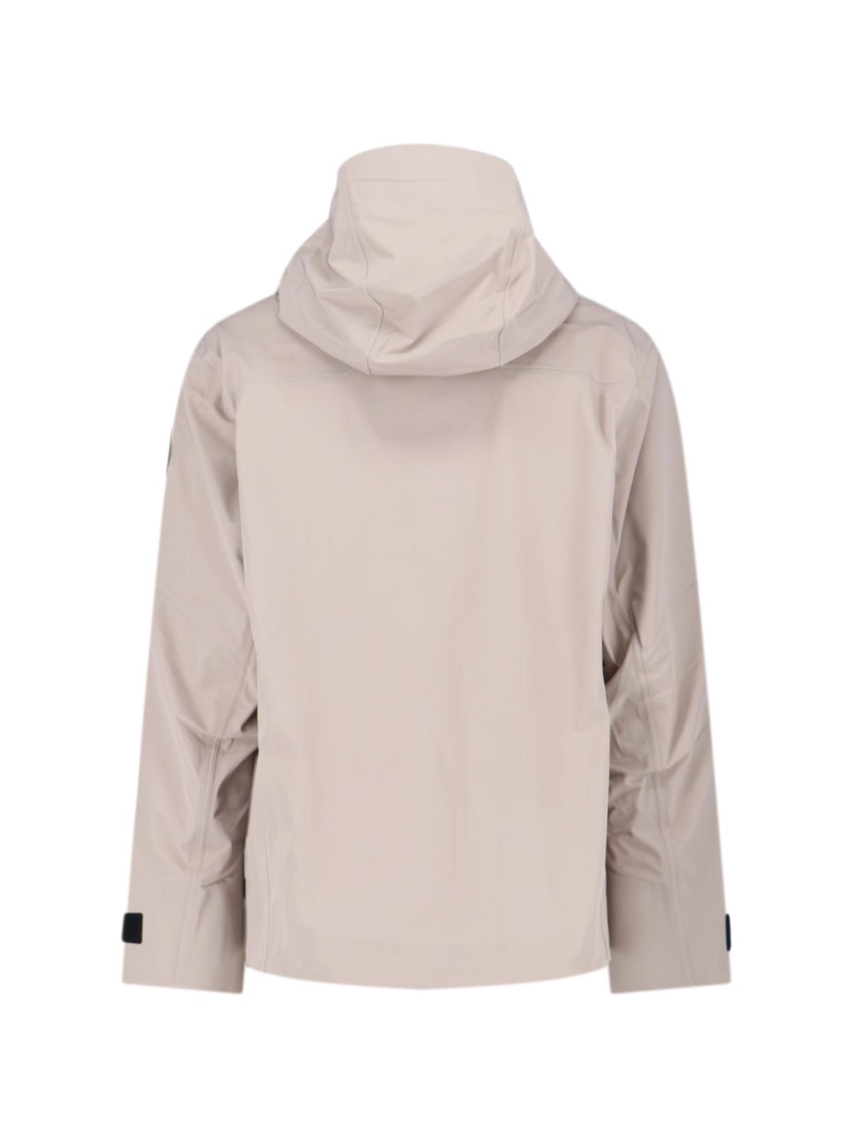 Canada Goose Versatile Hooded Jacket Featuring Functional Elements In Neutral