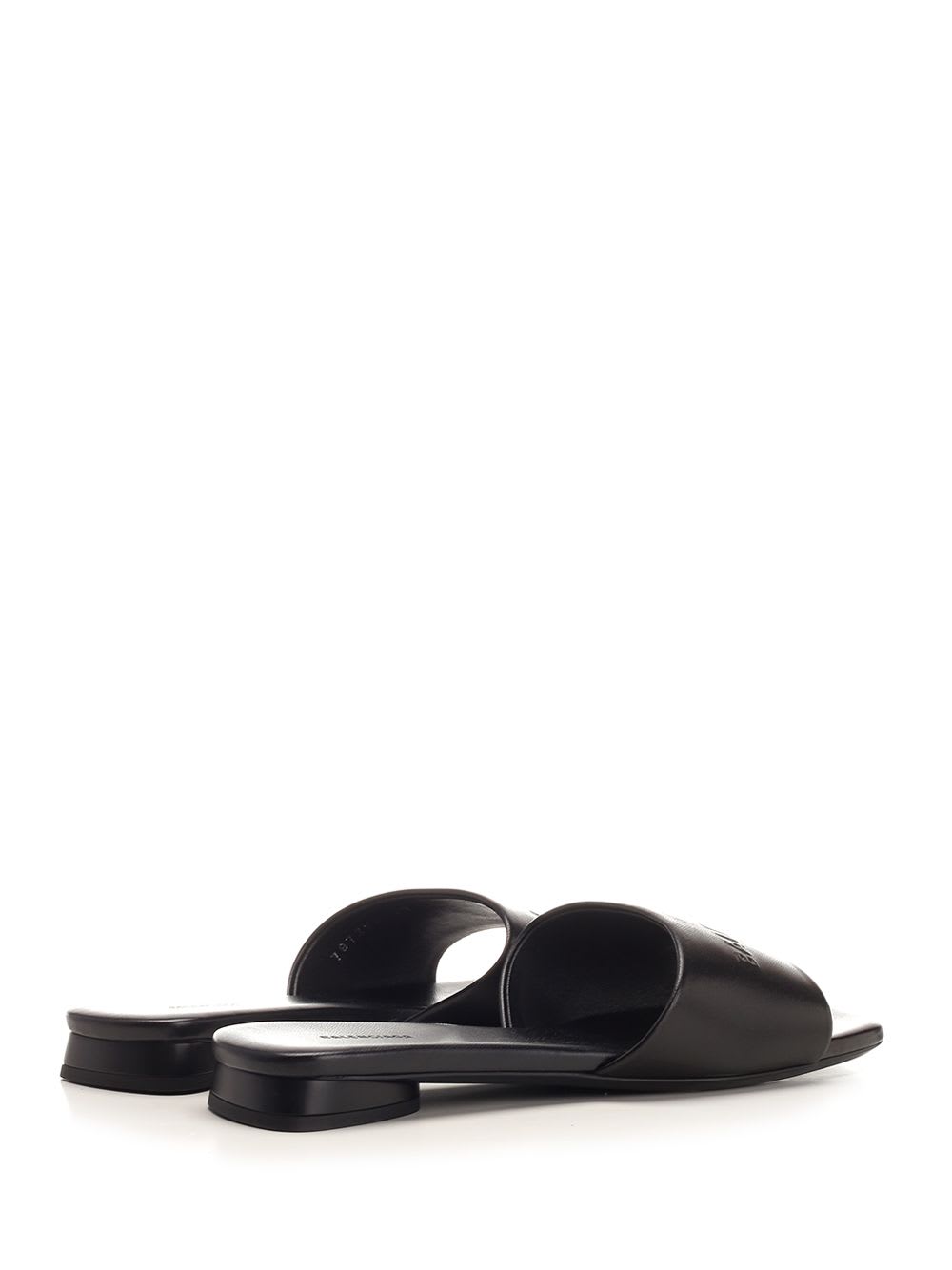 Shop Balenciaga Black Duty Free Flat Sandal