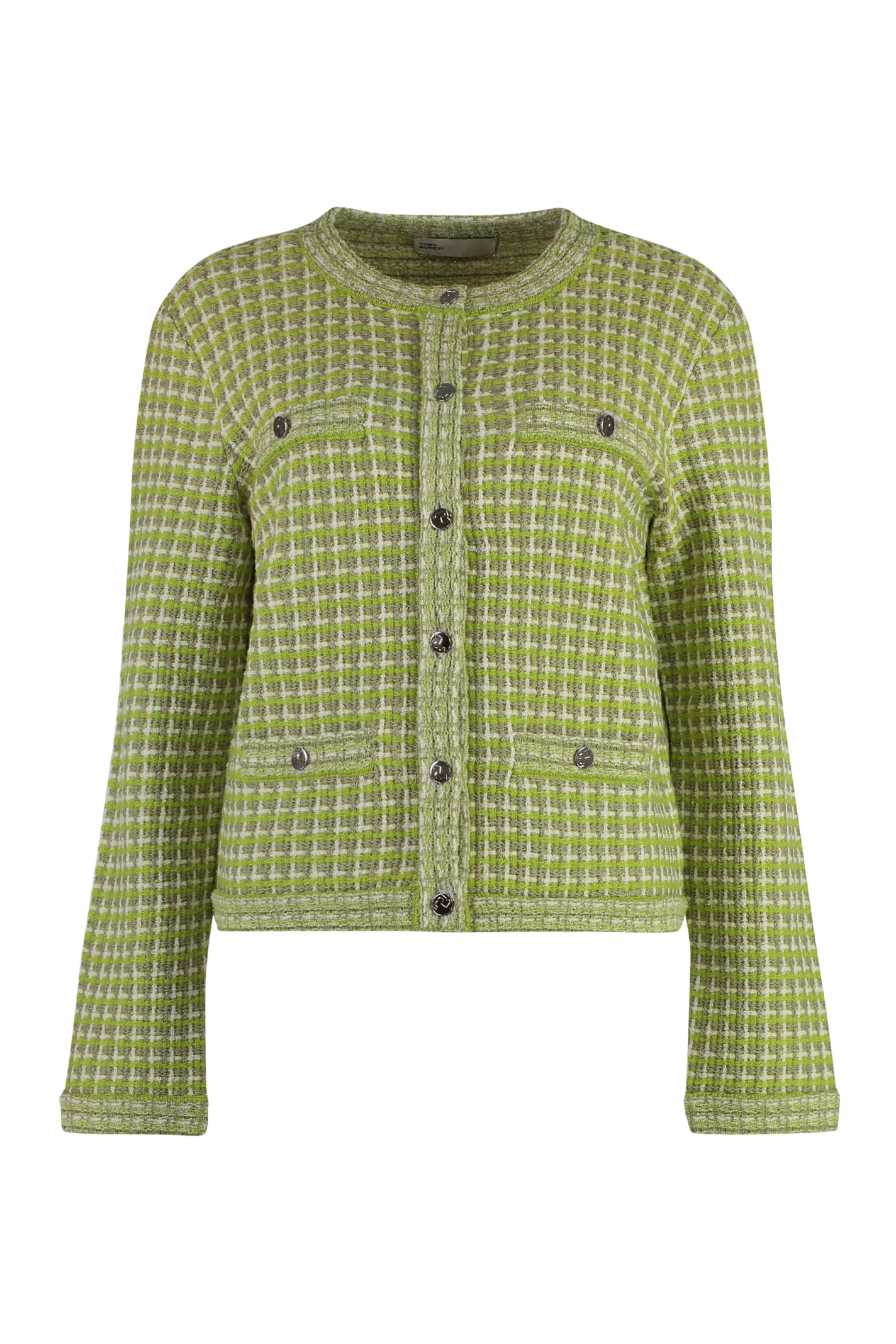 Kendra Jacquard Knit Cardigan