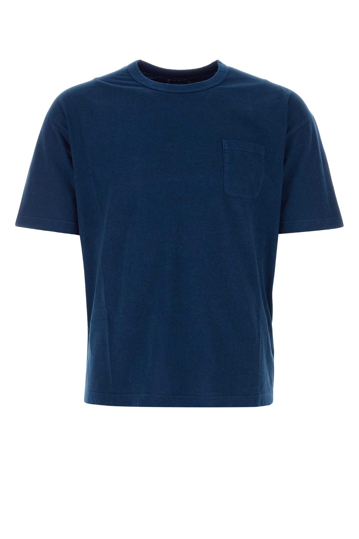 Blue Cotton T-shirt