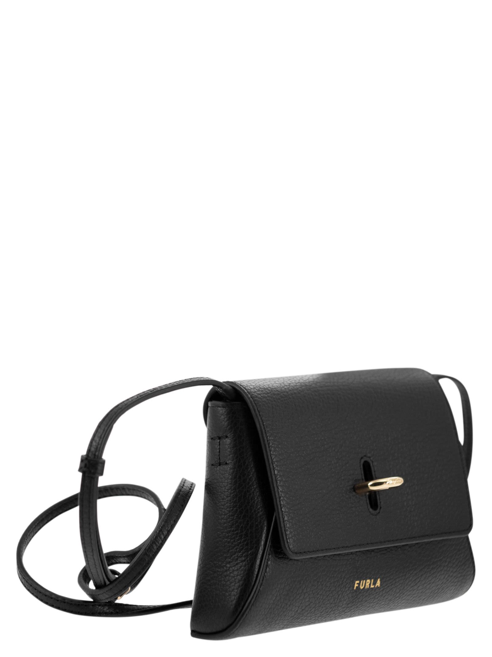 Shop Furla Net - Mini Bag Xl In Black