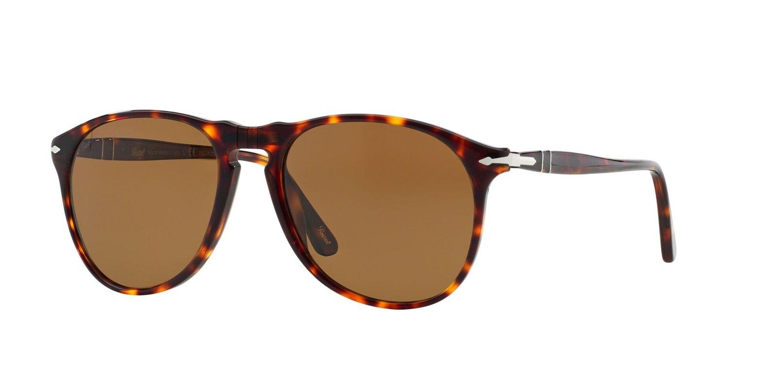 Shop Persol Round Frame Sunglasses In 24/57