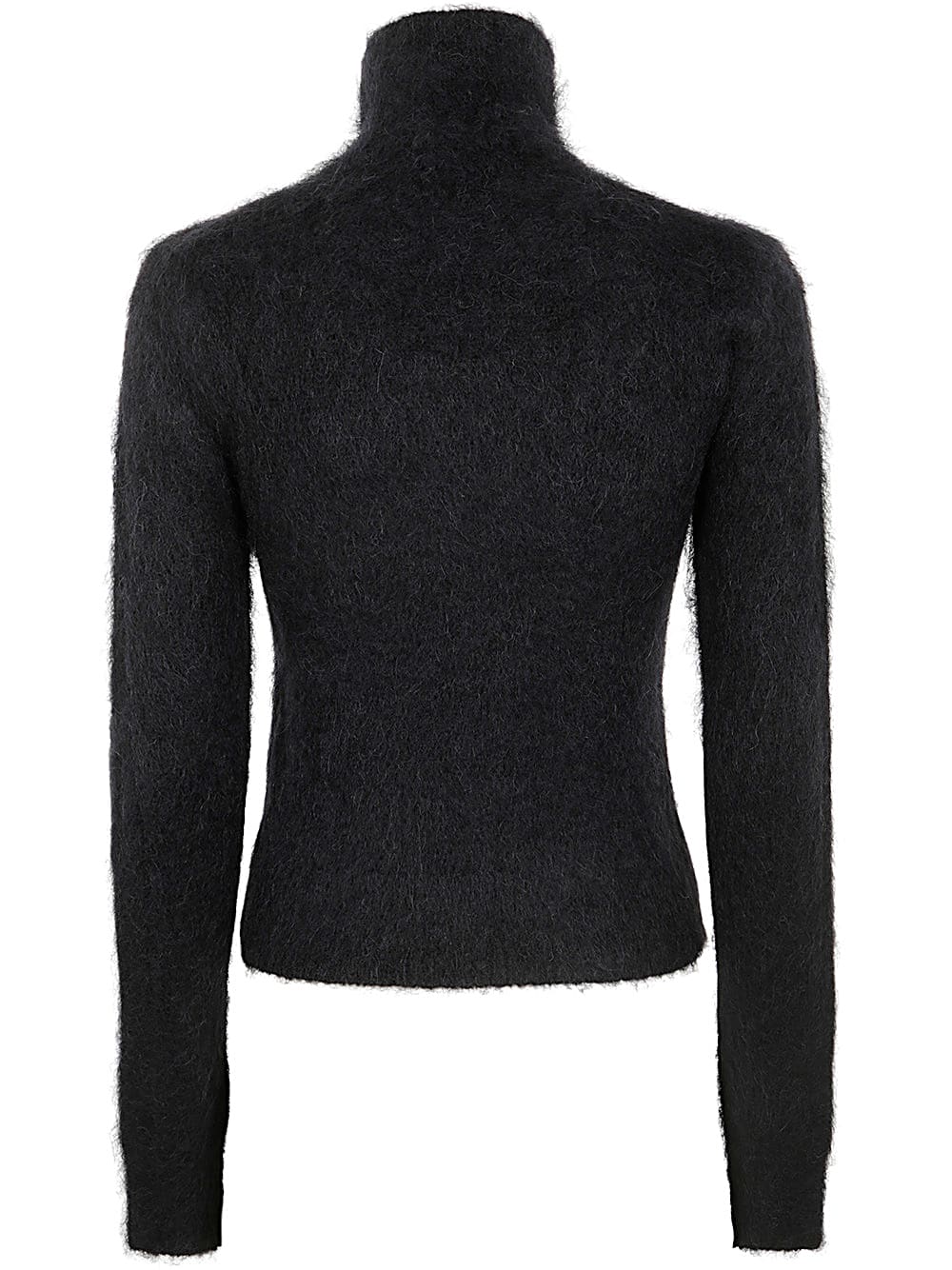 Shop Ami Alexandre Mattiussi Slim Brushed Sweater In Black