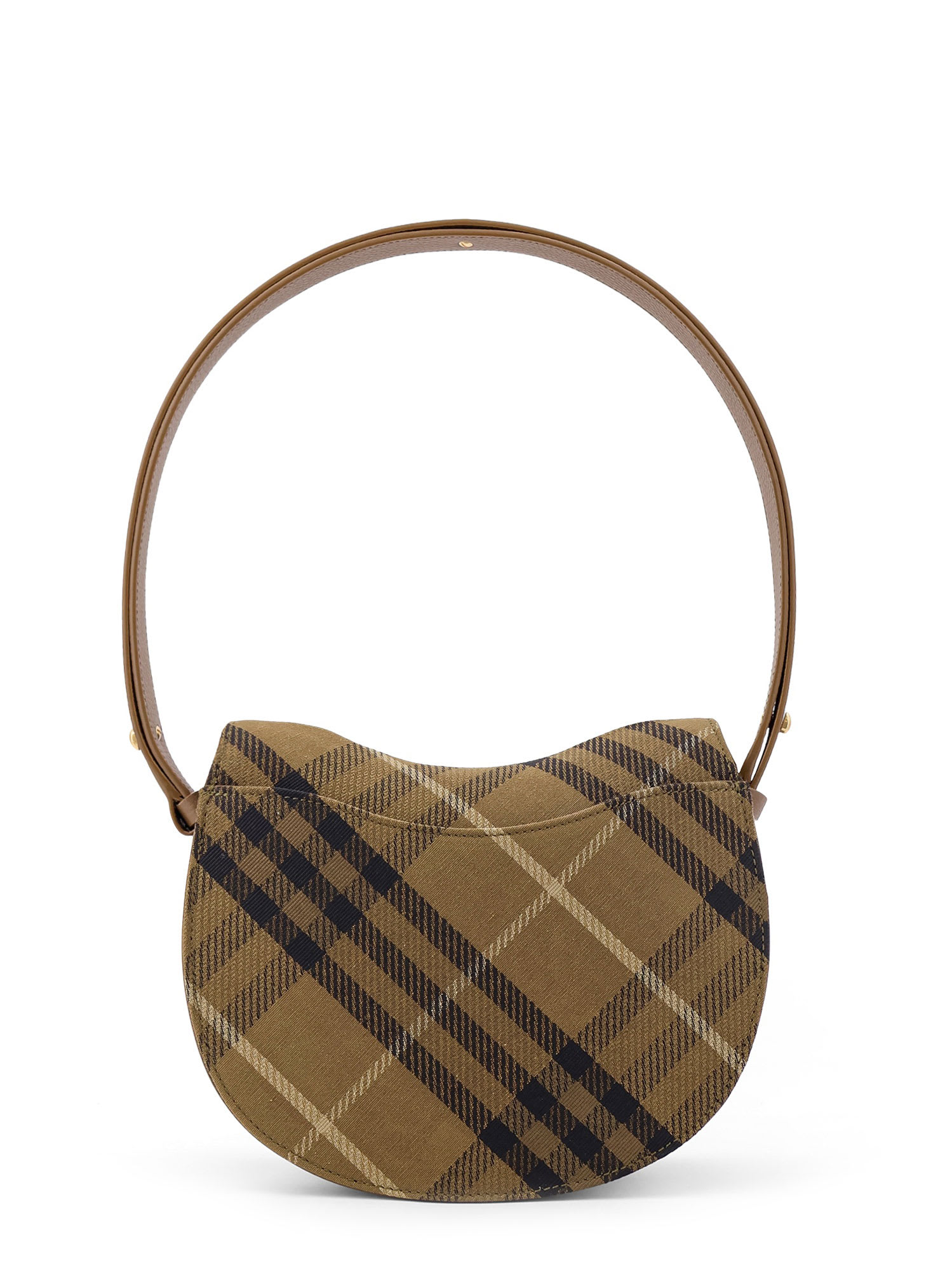 Shop Burberry Rocking Horse Shoulder Bag In Farrow Ip Check