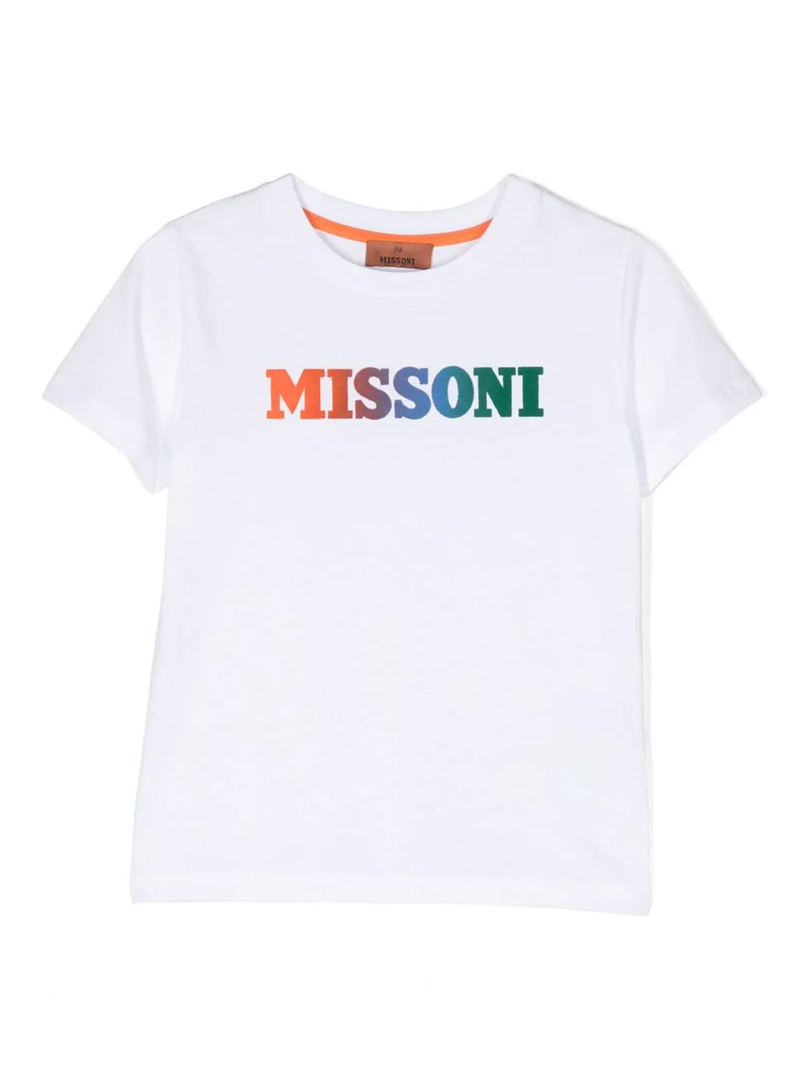 Shop Missoni White Cotton T-shirt