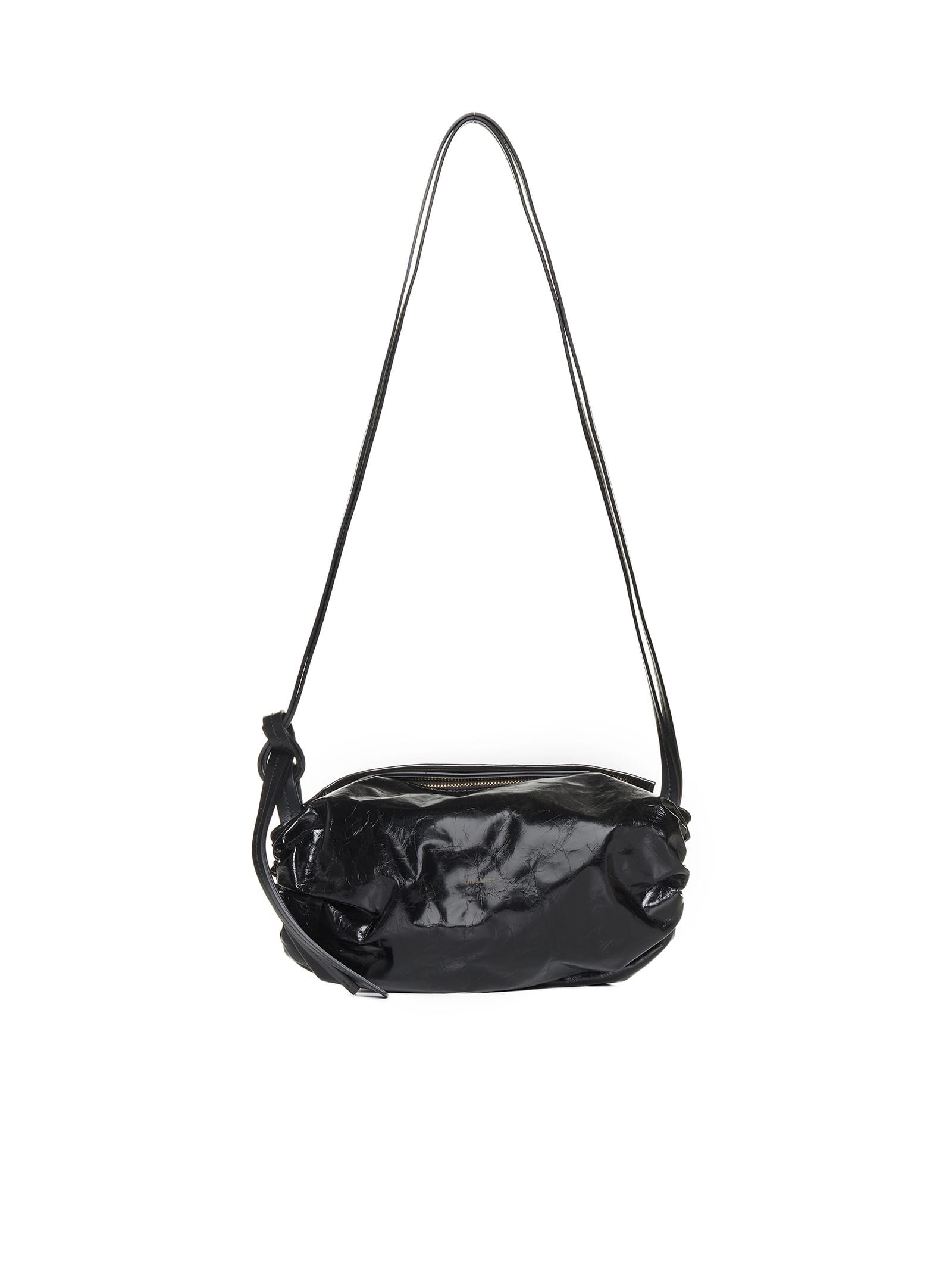 Shop Jil Sander Shoulder Bag In Black