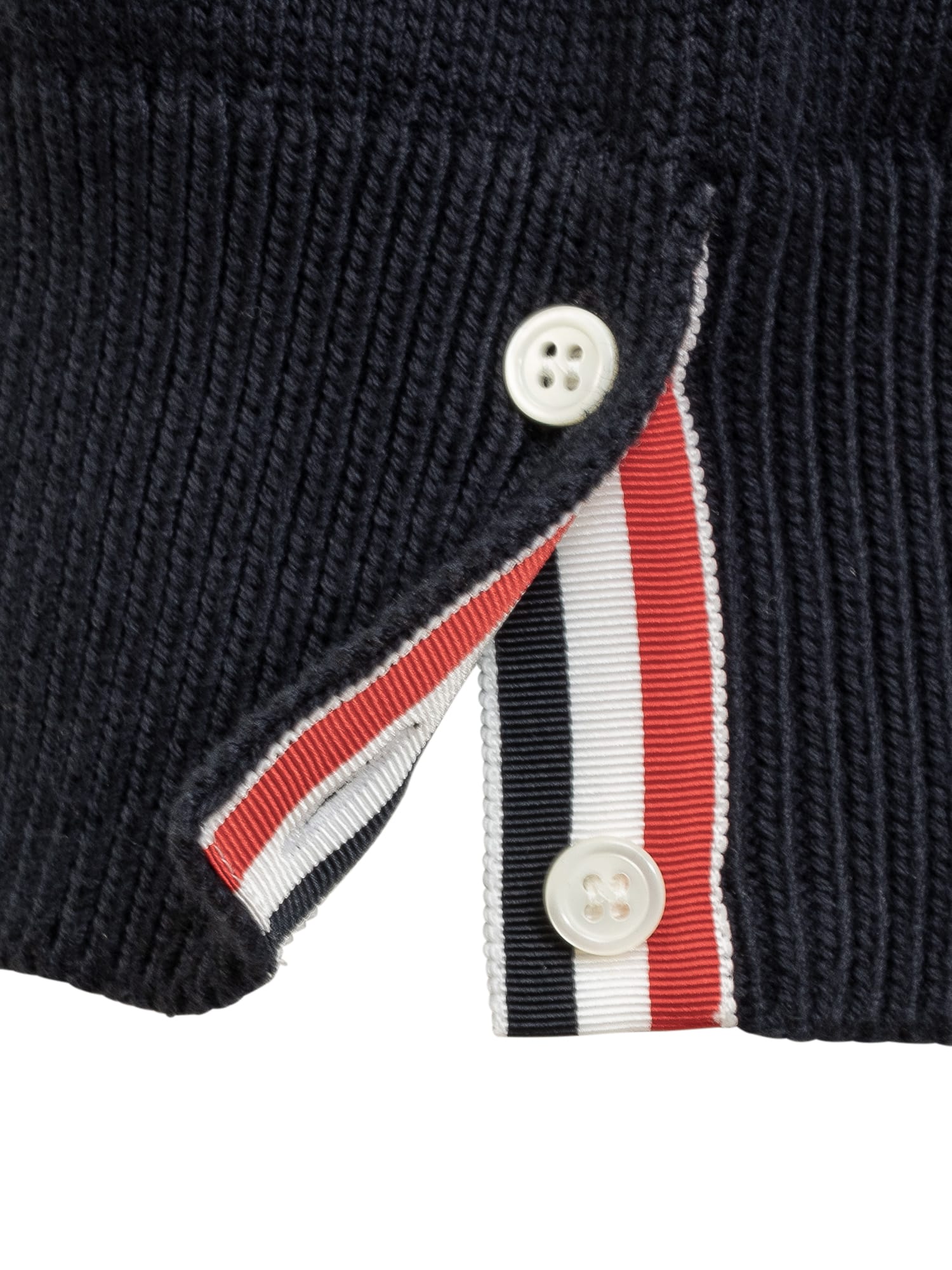 Shop Thom Browne 4-bar Hector Polo In Navy