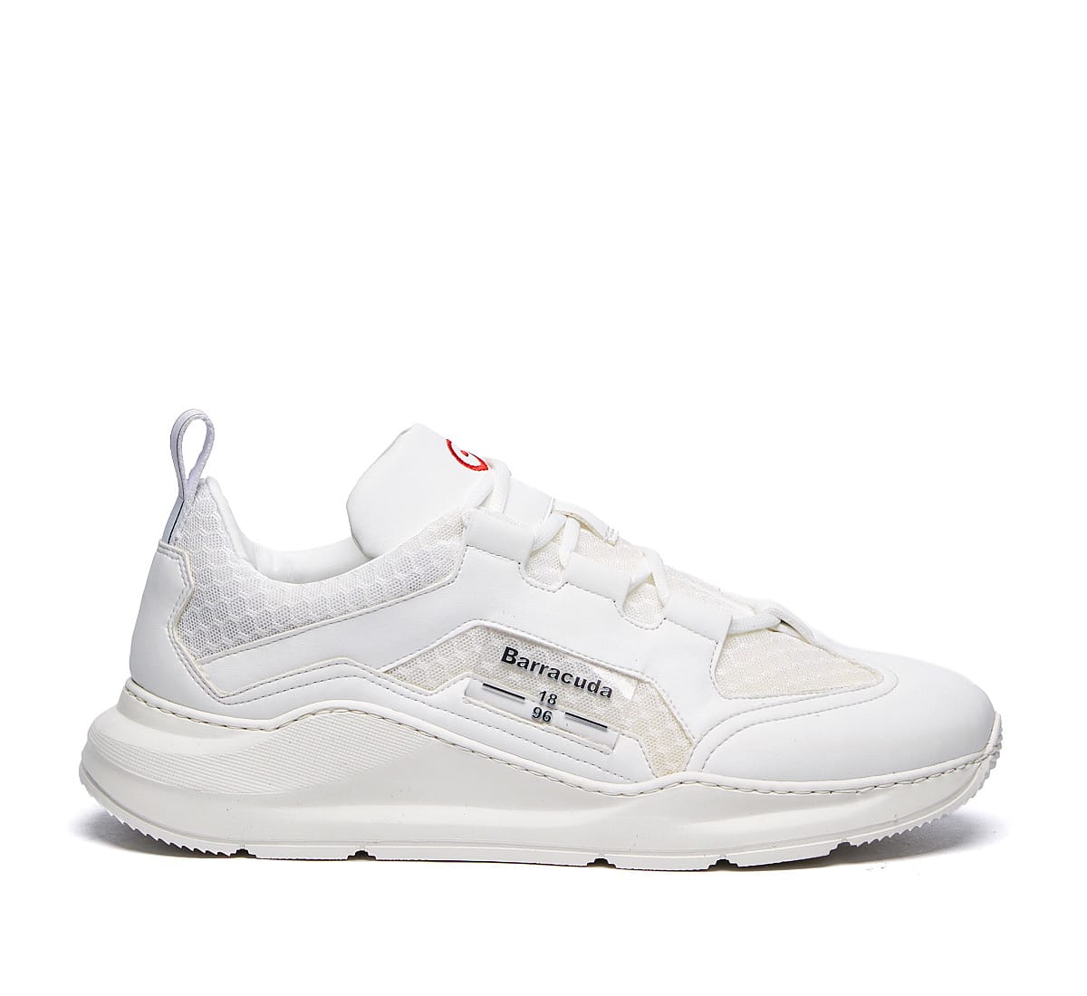 Click to view more detailed imagery on our partner's website Barracuda Sneaker In Bianco/bianco/trasparente