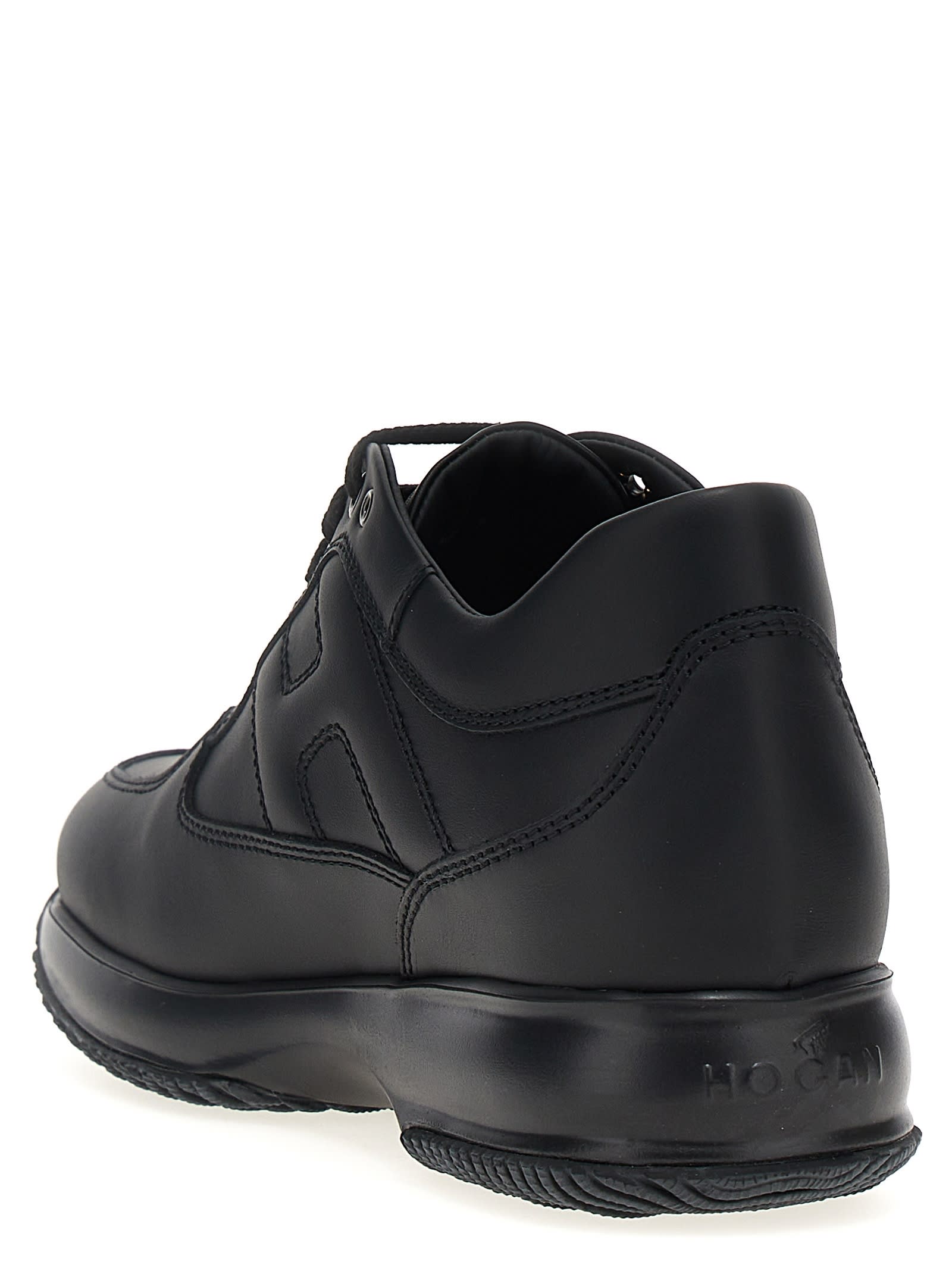 Shop Hogan Interactive Sneakers In Black