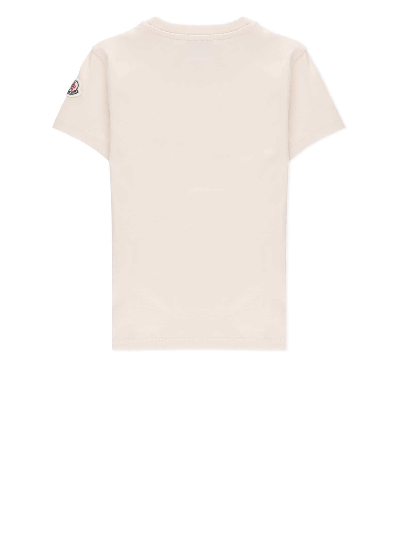 Moncler Logoed T-shirt In Neutral