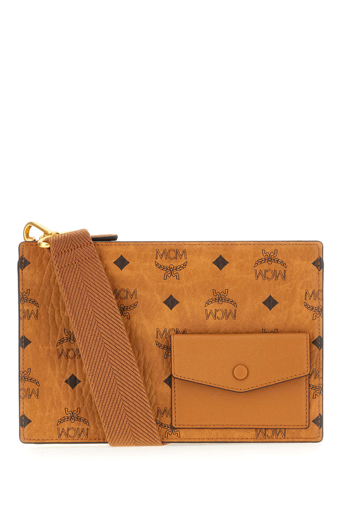 Printed Synthetic Leather Crossbody Bag
