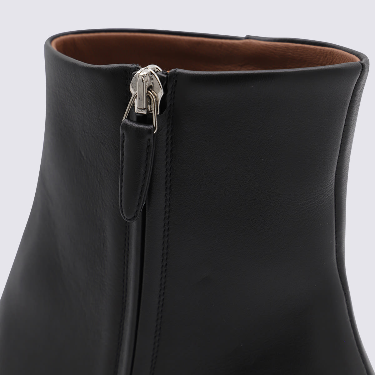 Paris Texas Black Leather Ankle Boot Jane In Black