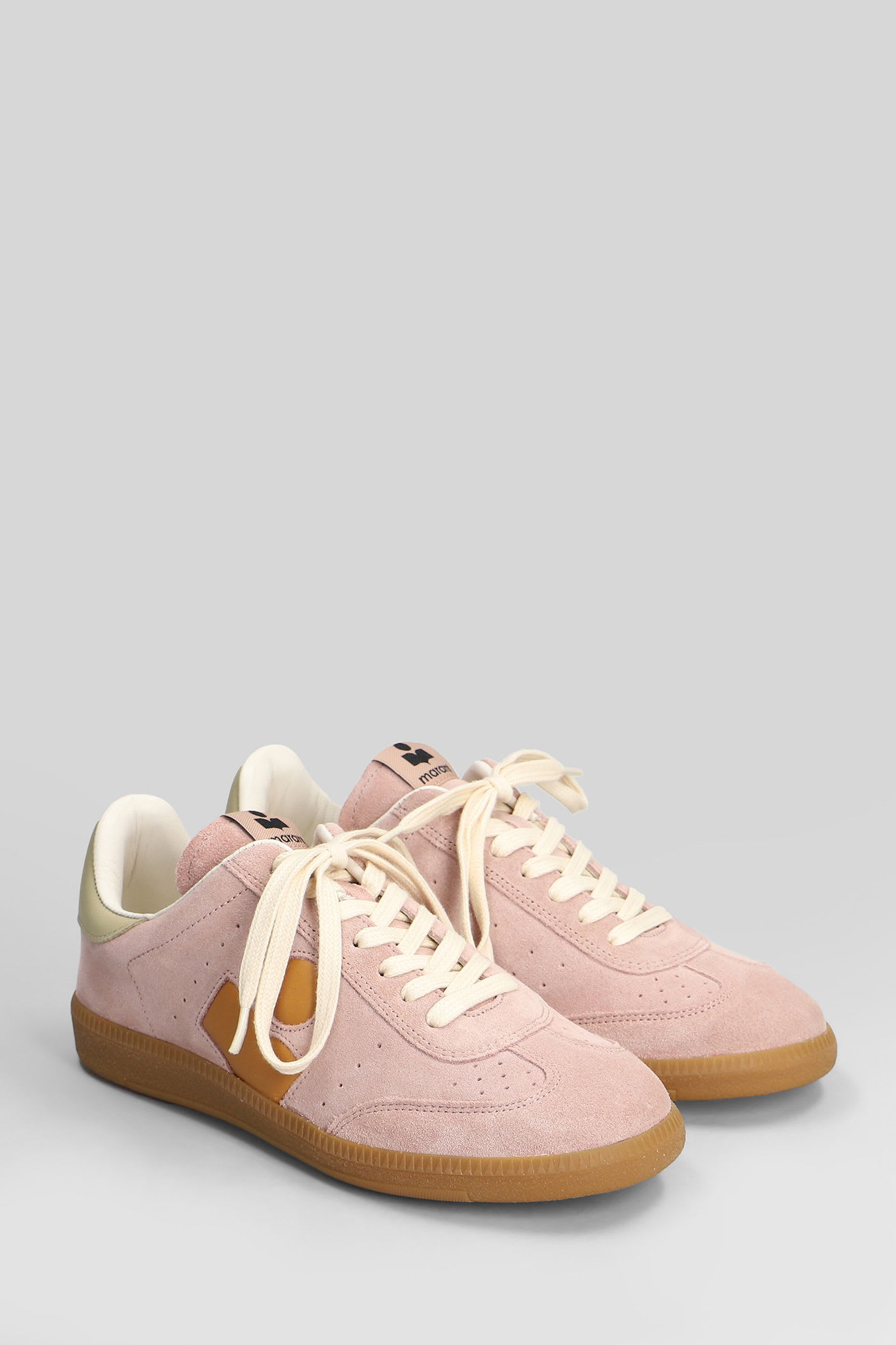 Isabel Marant Bryce Sneakers In Rose-pink Suede In Pink