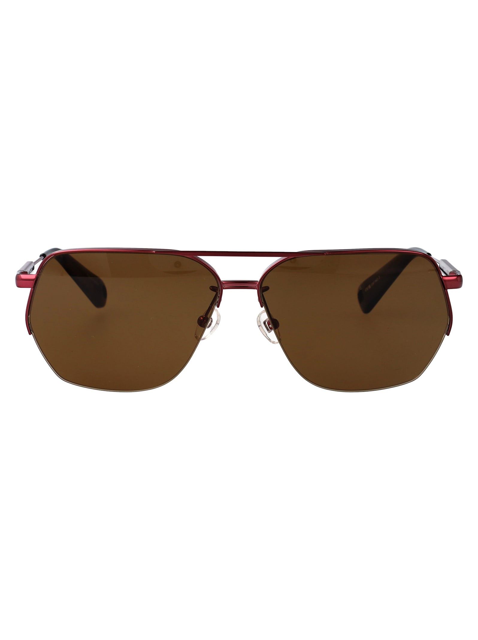 Jacquemus Aviador Sunglasses In Brown