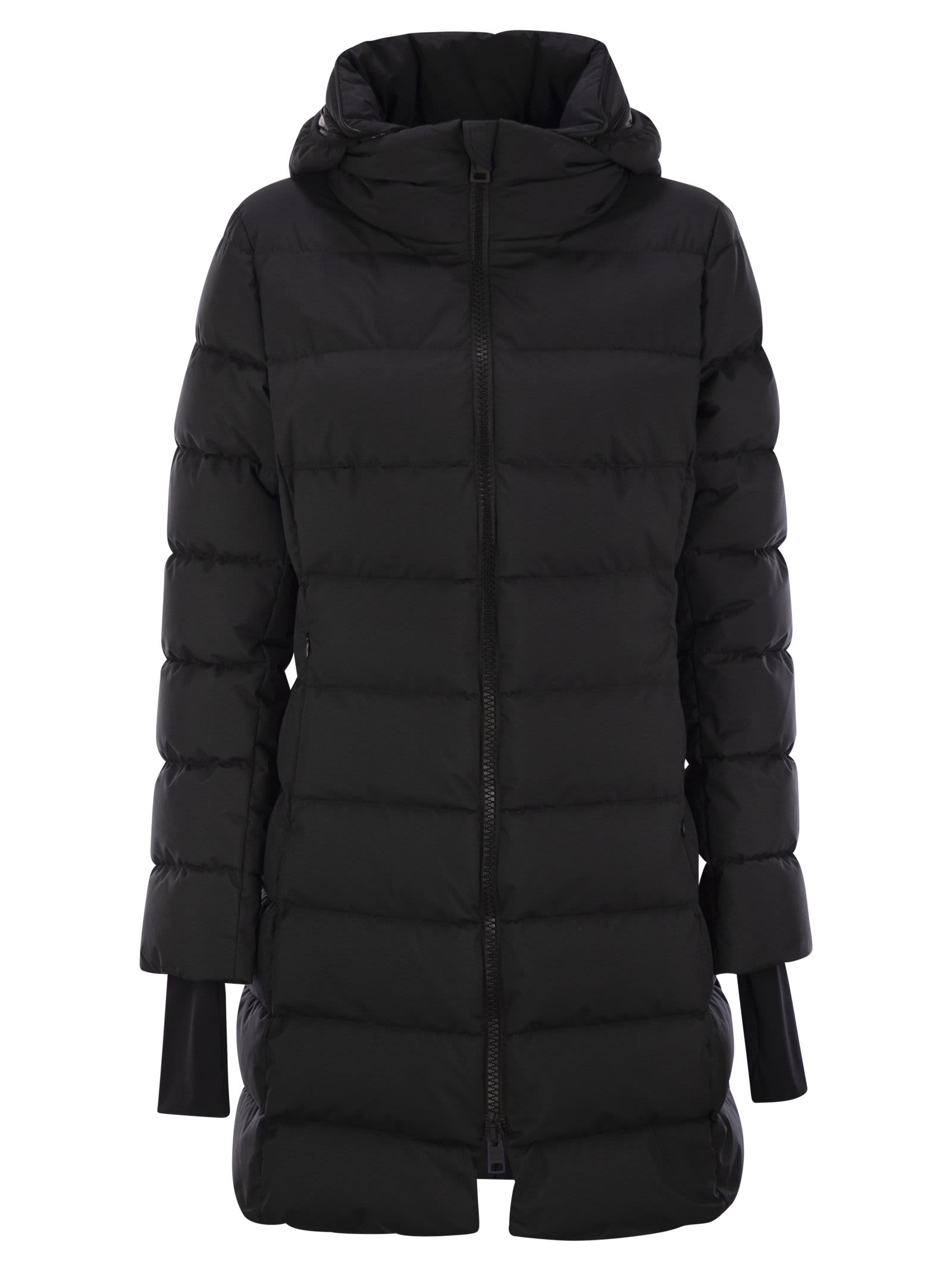 Shop Herno Gore-tex Fabric Down Jacket In Black