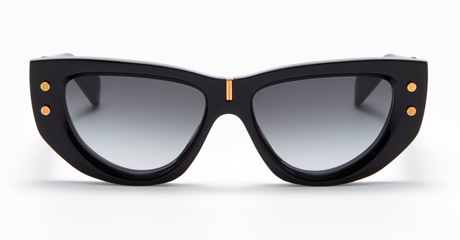 Shop Balmain B-muse - Black / Gold Sunglasses
