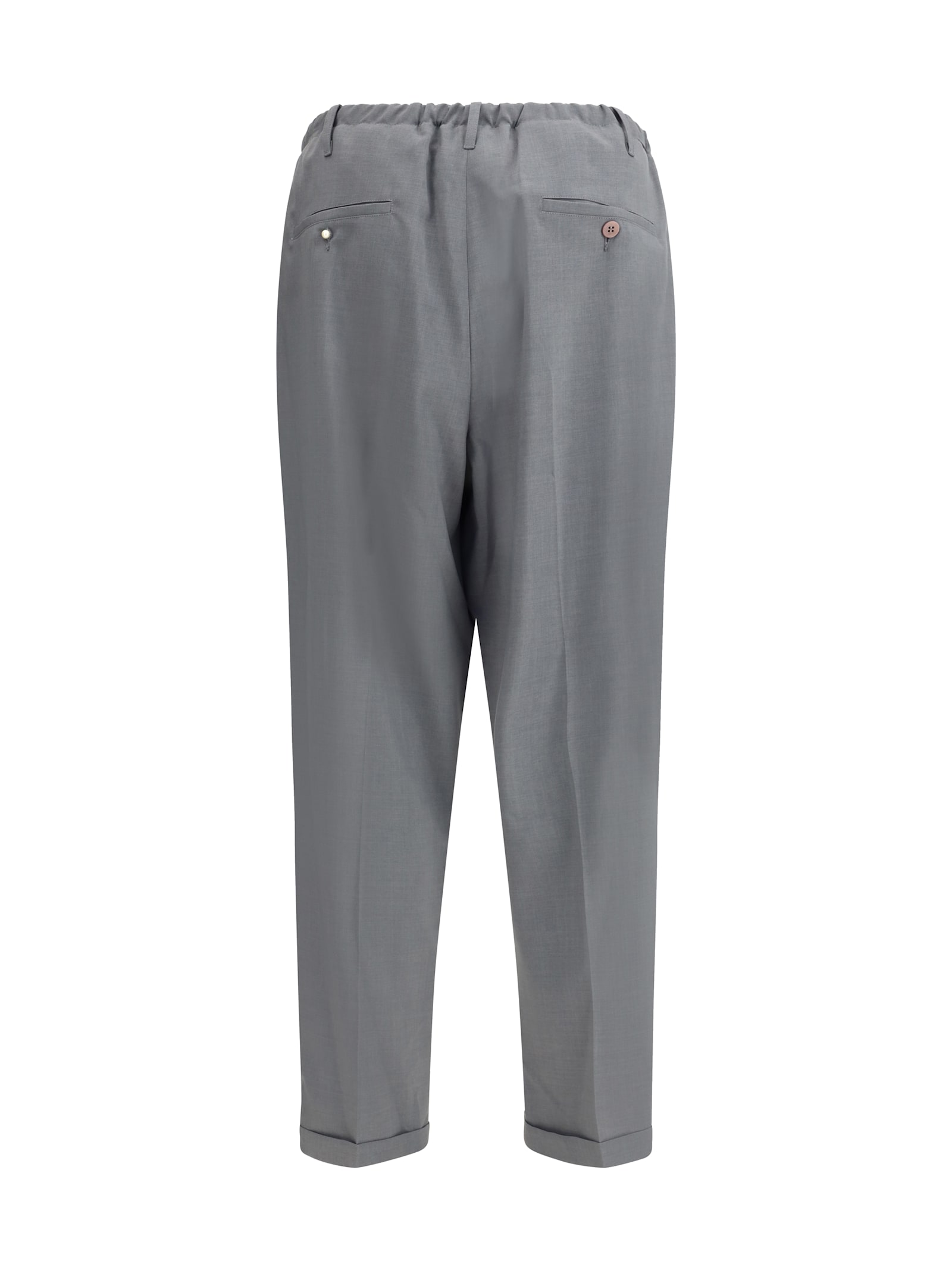 Magliano Baggy Elastic Pants In Gray
