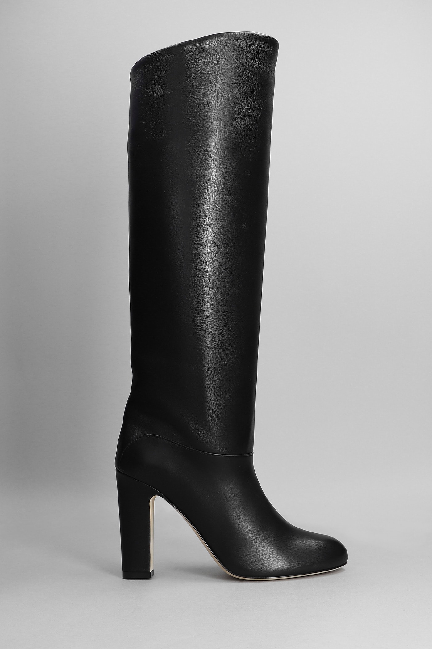Paris Texas Kiki High Heels Boots In Black Leather
