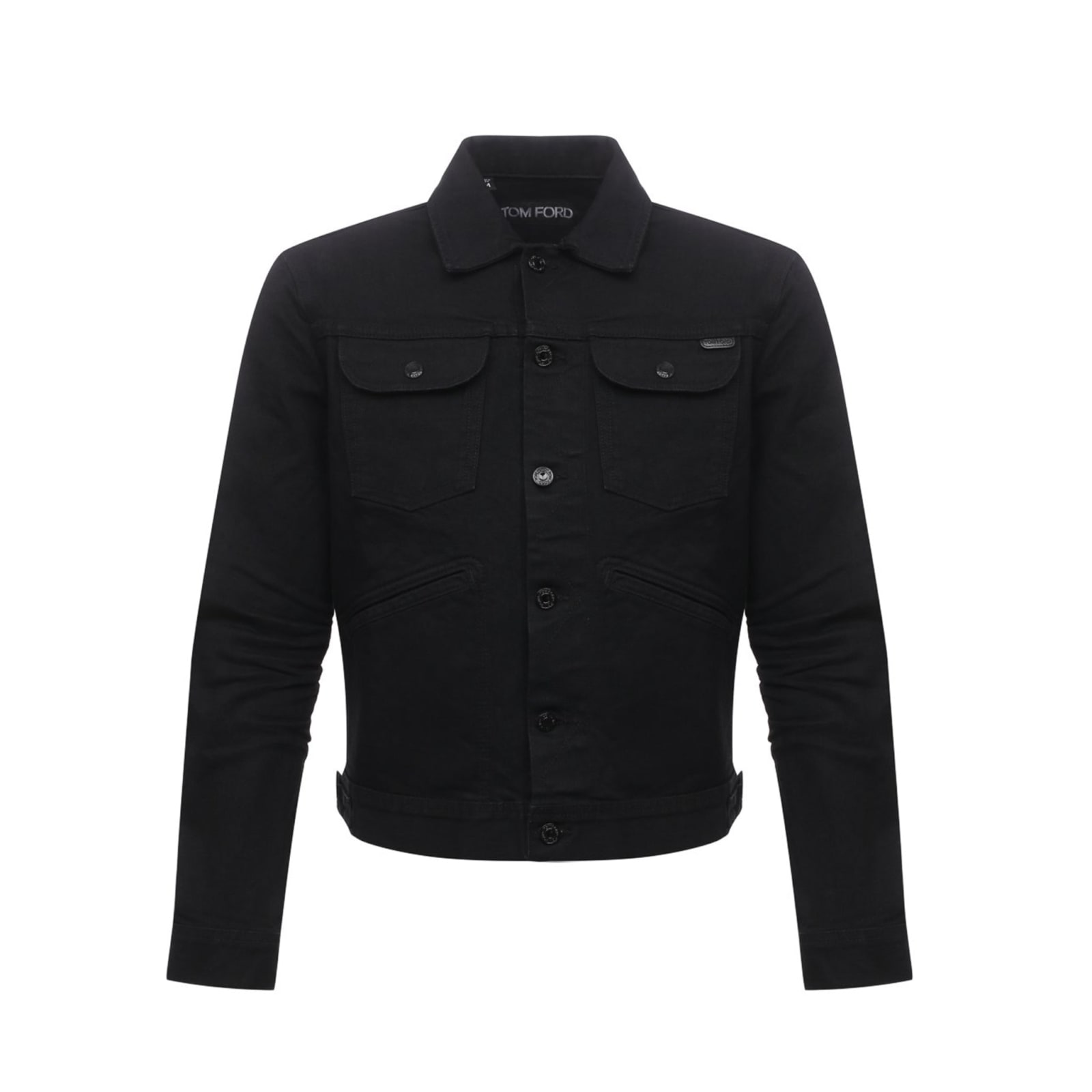 Tom Ford Denim Jacket In Black | ModeSens