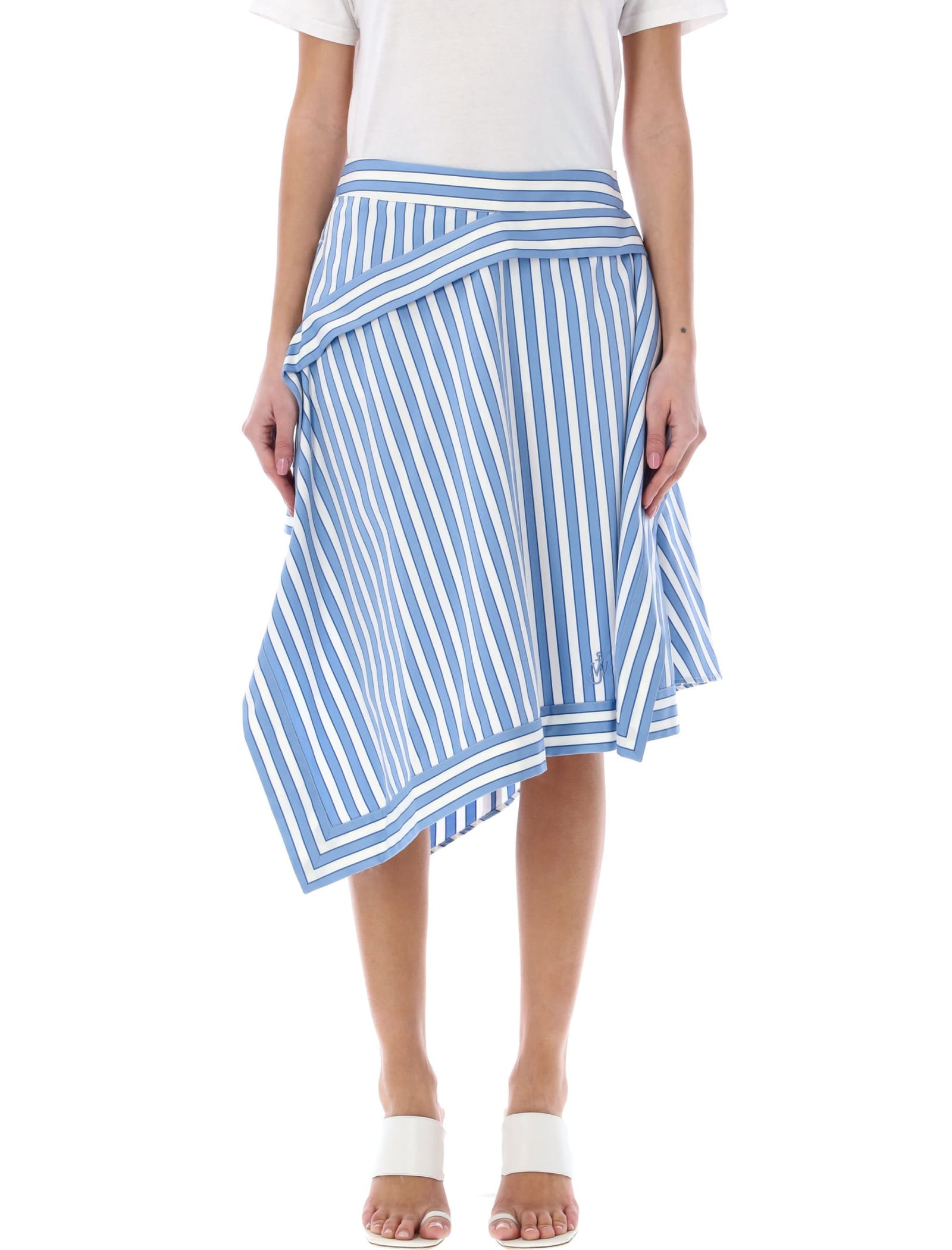 J.W. Anderson Striped Midi Skirt