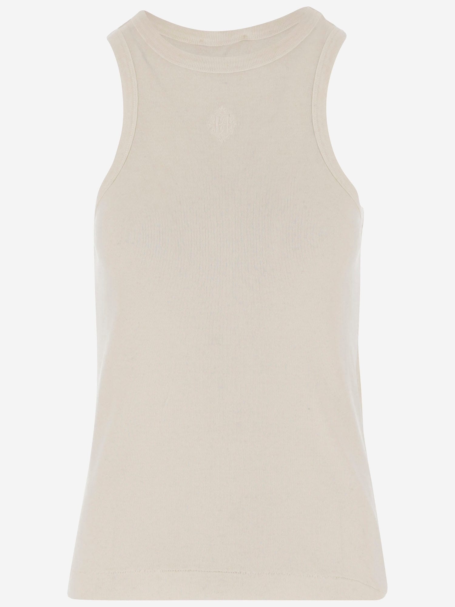 By Malene Birger Lise Tank Top In Lyocell Blend In Neutral