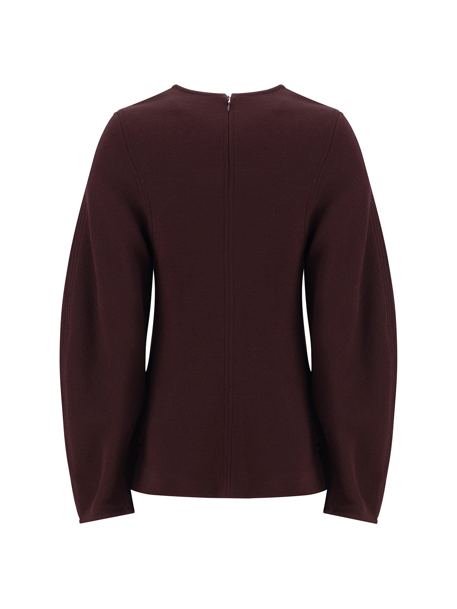 Shop Jil Sander Long Sleeve Top In Plum