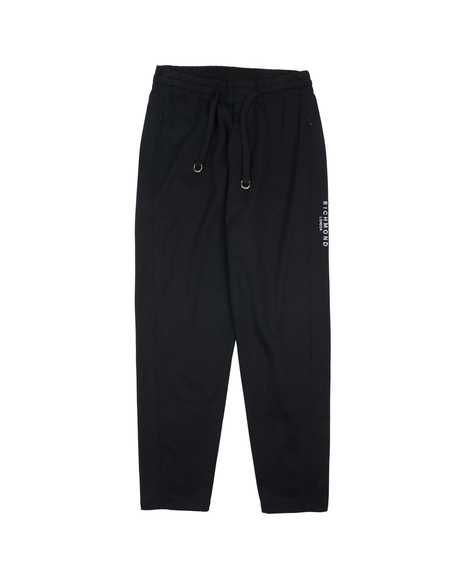 John Richmond Jogging Trousers With Logo On The Front In Nero