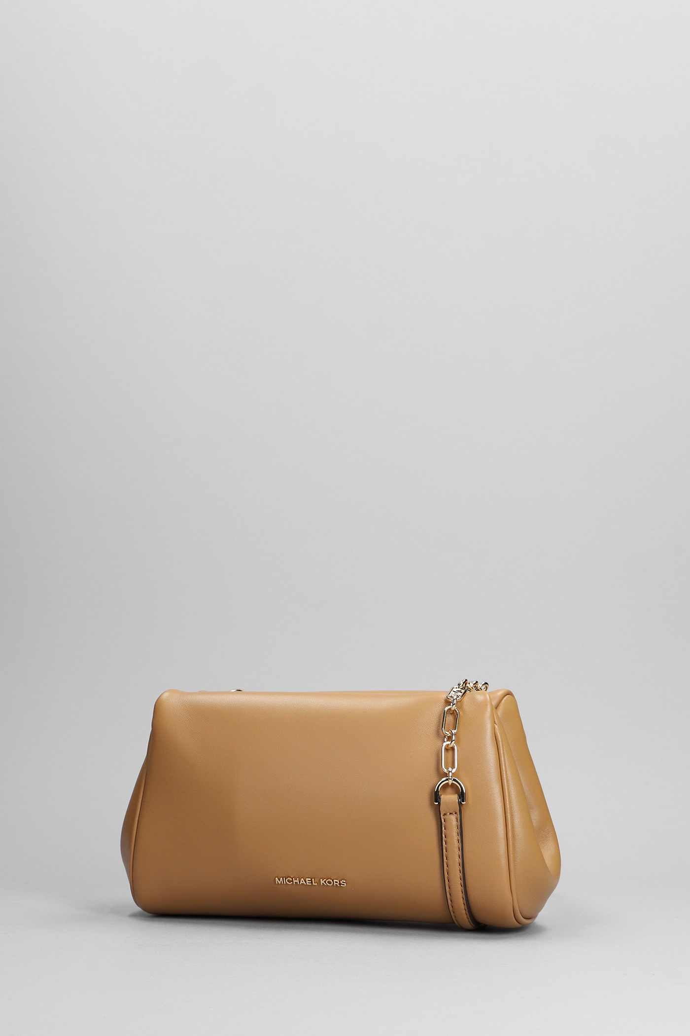 Shop Michael Kors Belle Shoulder Bag In Leather Color Leather