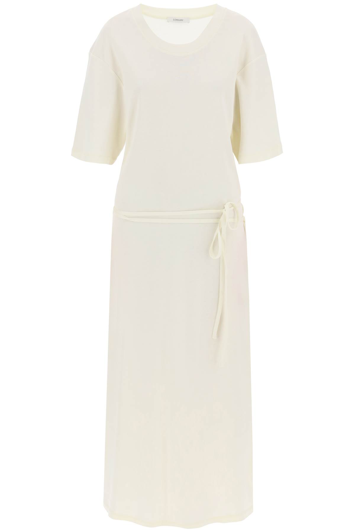 Shop Lemaire Maxi T-shirt Style Dress In Lemon Glaze