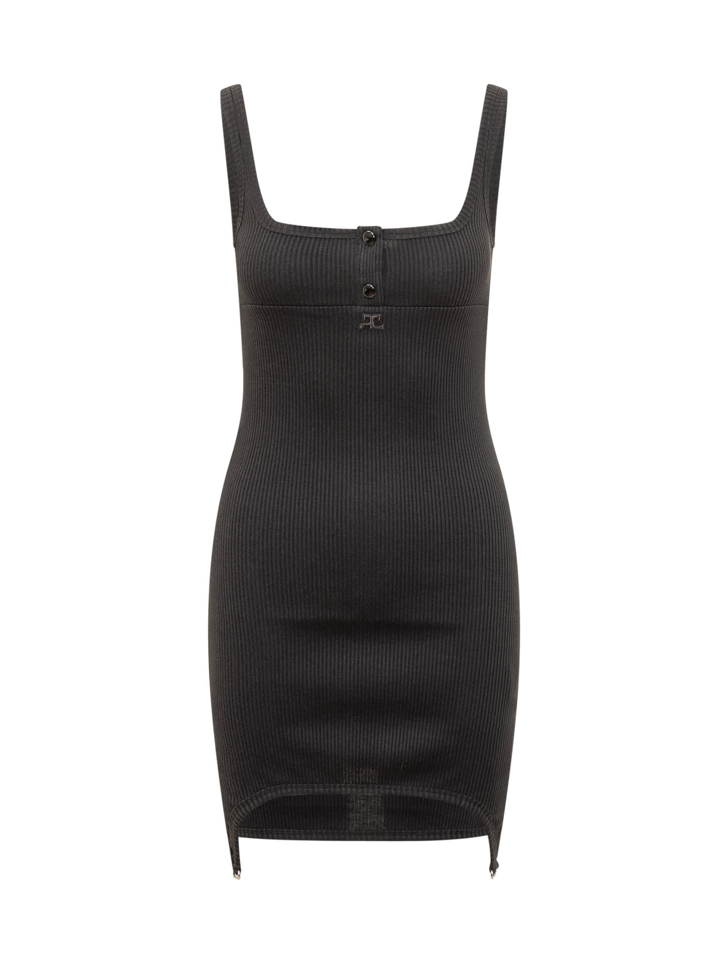 COURRÈGES SUSPENDERS 90S DRESS