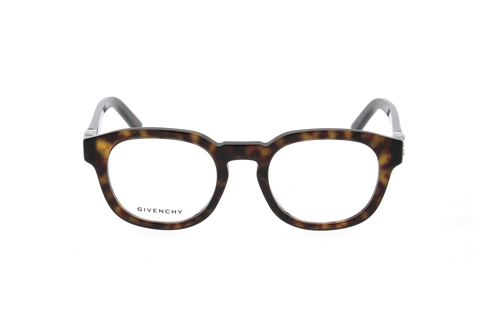 Shop Givenchy Round Frame Glasses In 052