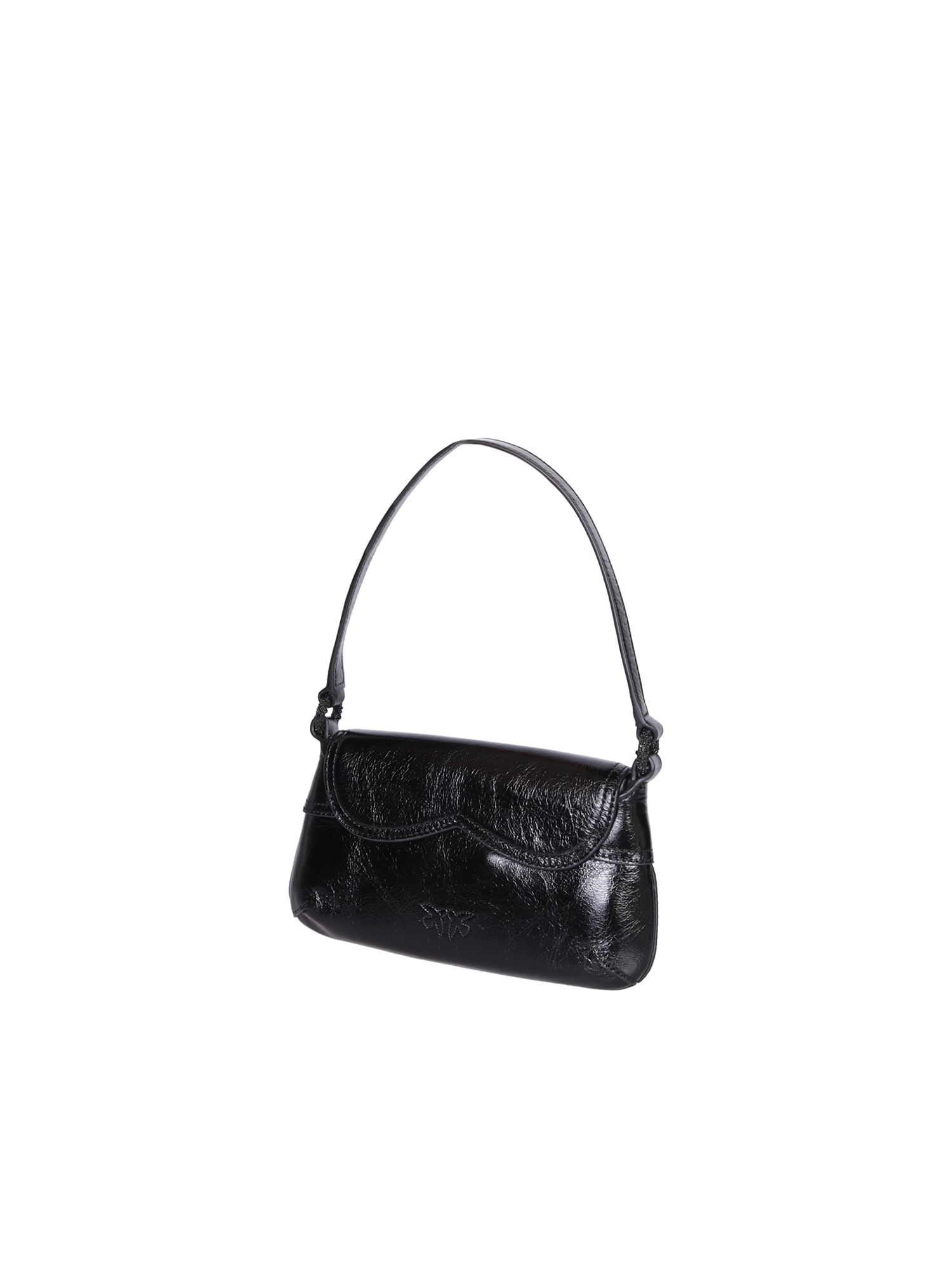 Shop Pinko Shoulder Bag 520 Baby Black