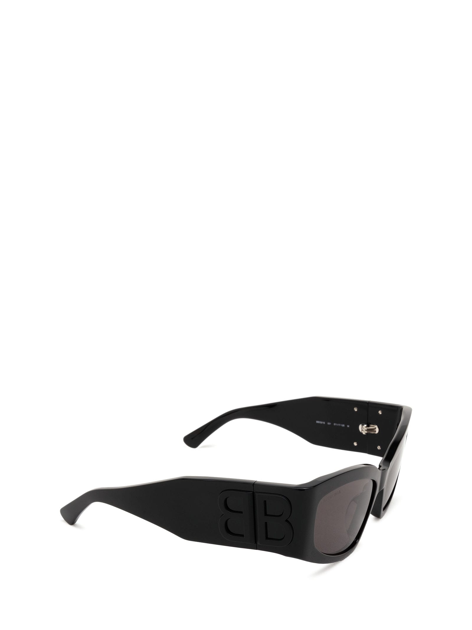 Shop Balenciaga Bb0321s Black Sunglasses