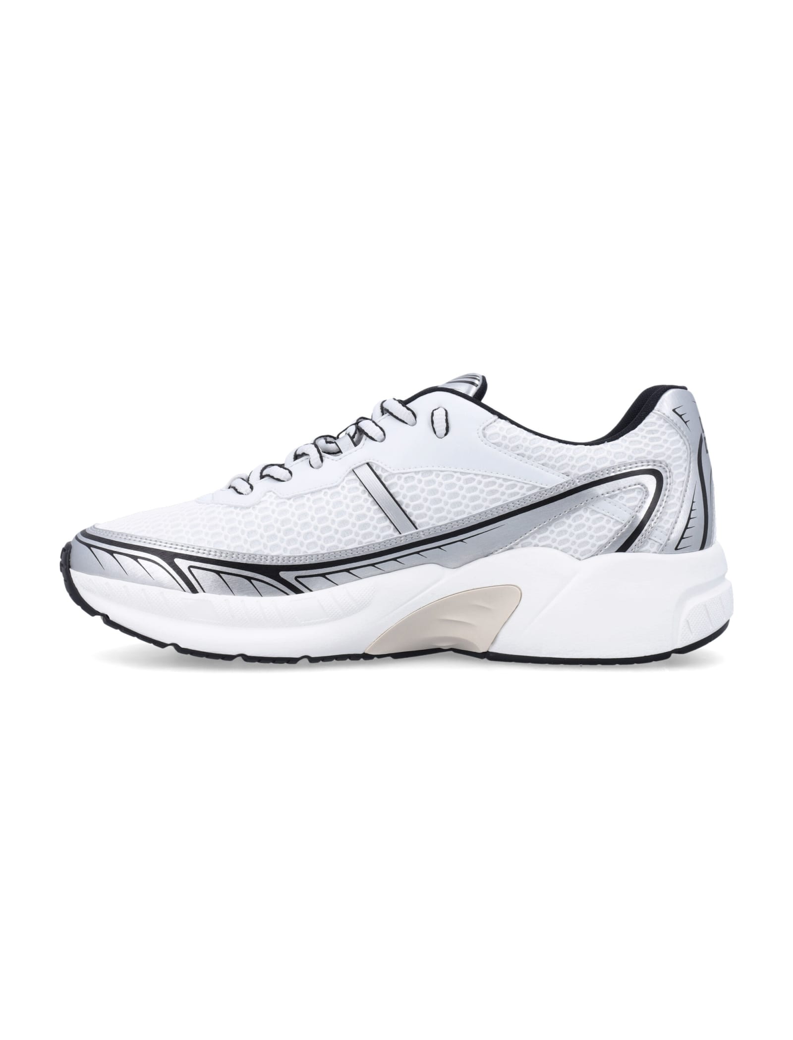 Shop Givenchy Nfnty 52 Runner In White Silver