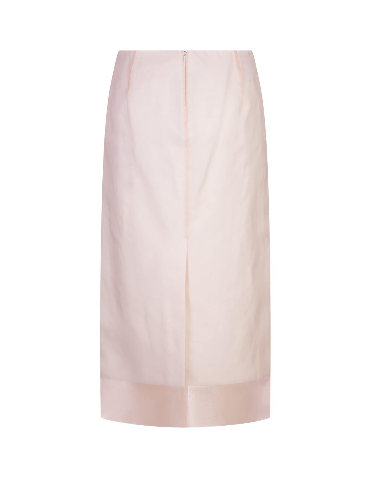 Shop Sportmax White Aceti1234 Skirt In Powder