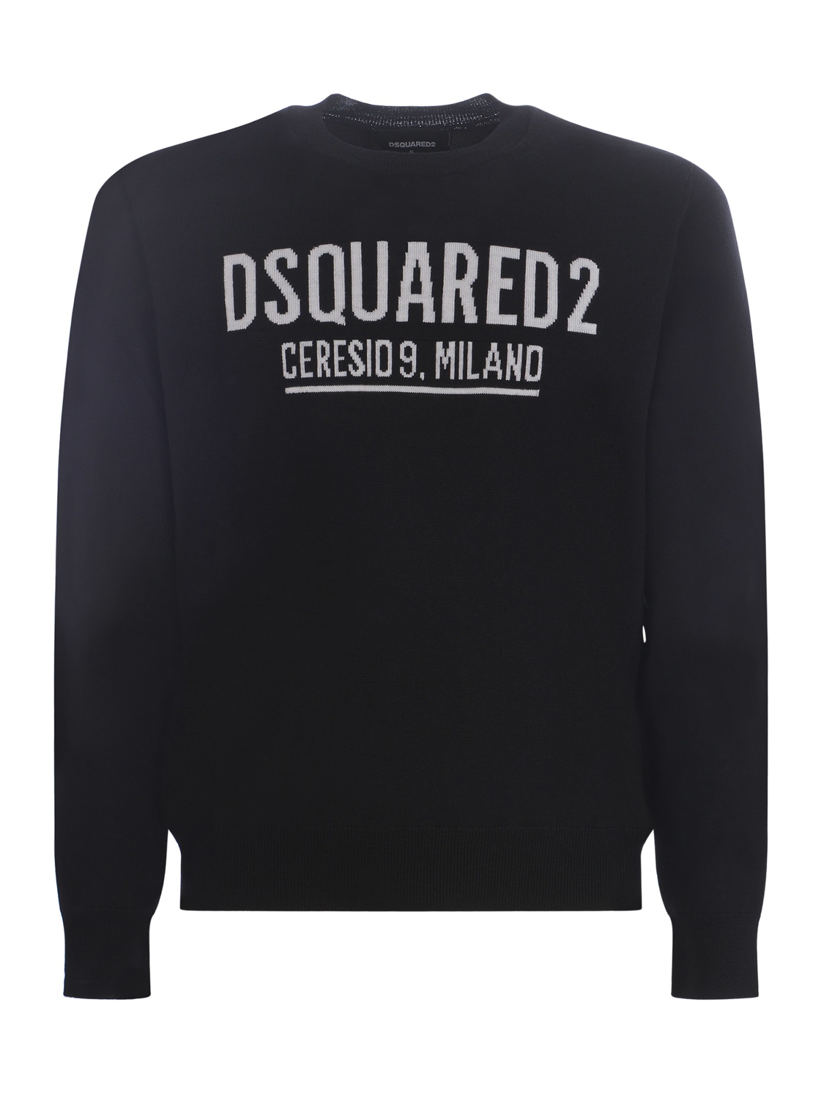 Dsquared2 Sweater  In Virgin Wool In Black