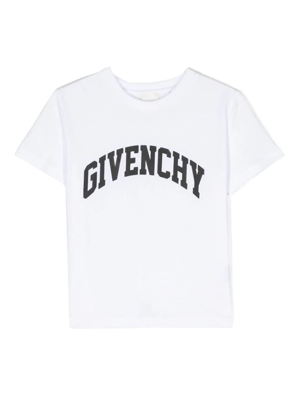 Shop Givenchy White T-shirt With Arched Logo