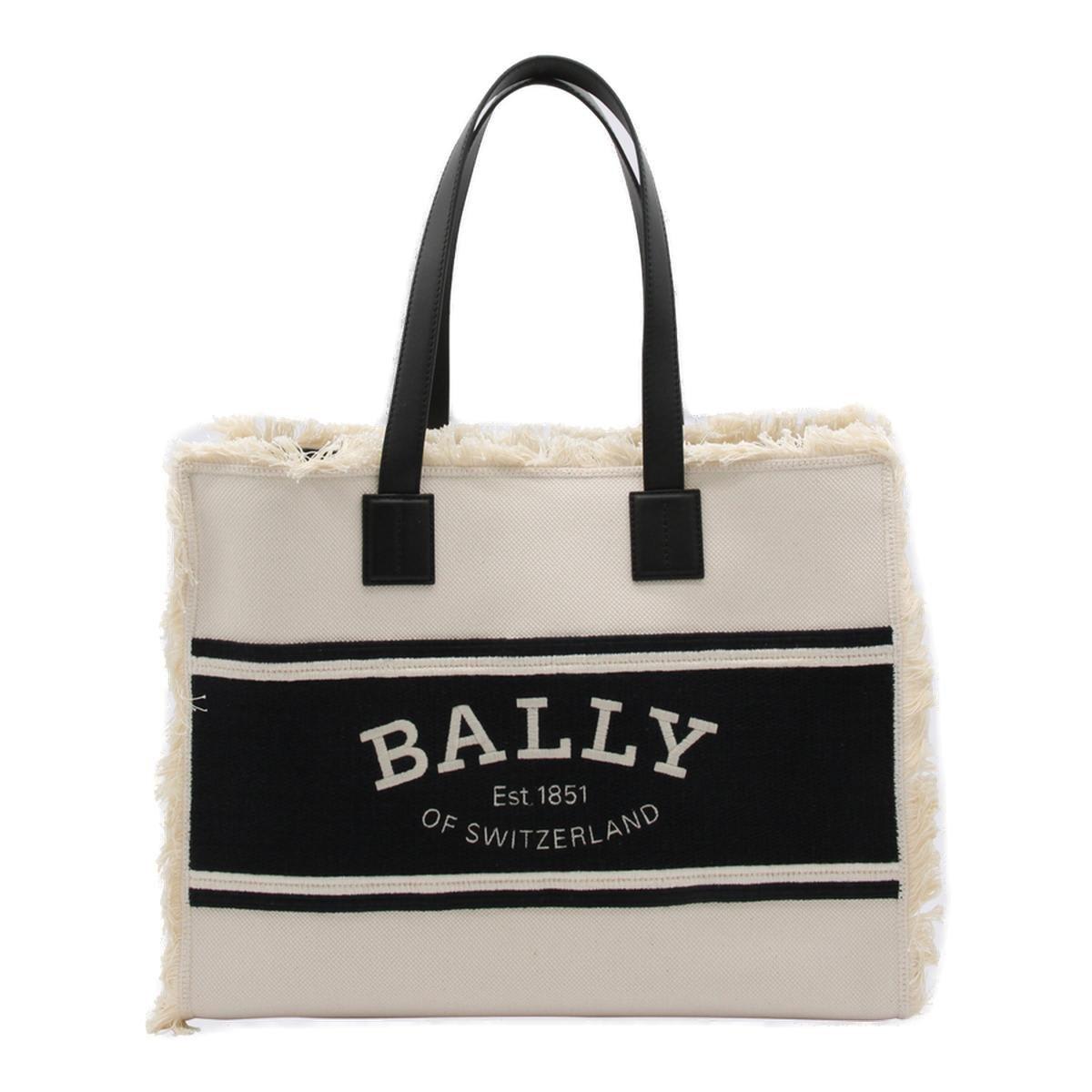 Bally Two-toned Fringed Tote Bag