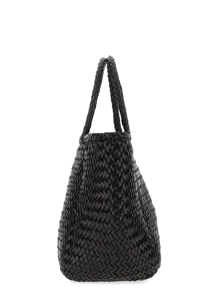 Dragon Diffusion Small Grace Basket Bag In Black
