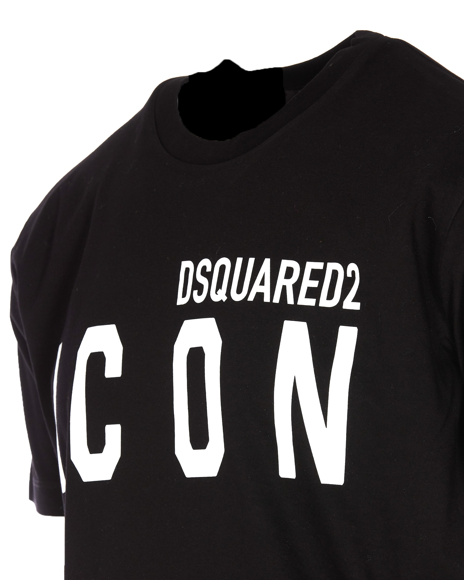 Shop Dsquared2 Be Icon T-shirt In Black\white