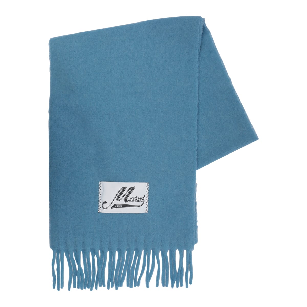 Shop Marni Scarf In Blue