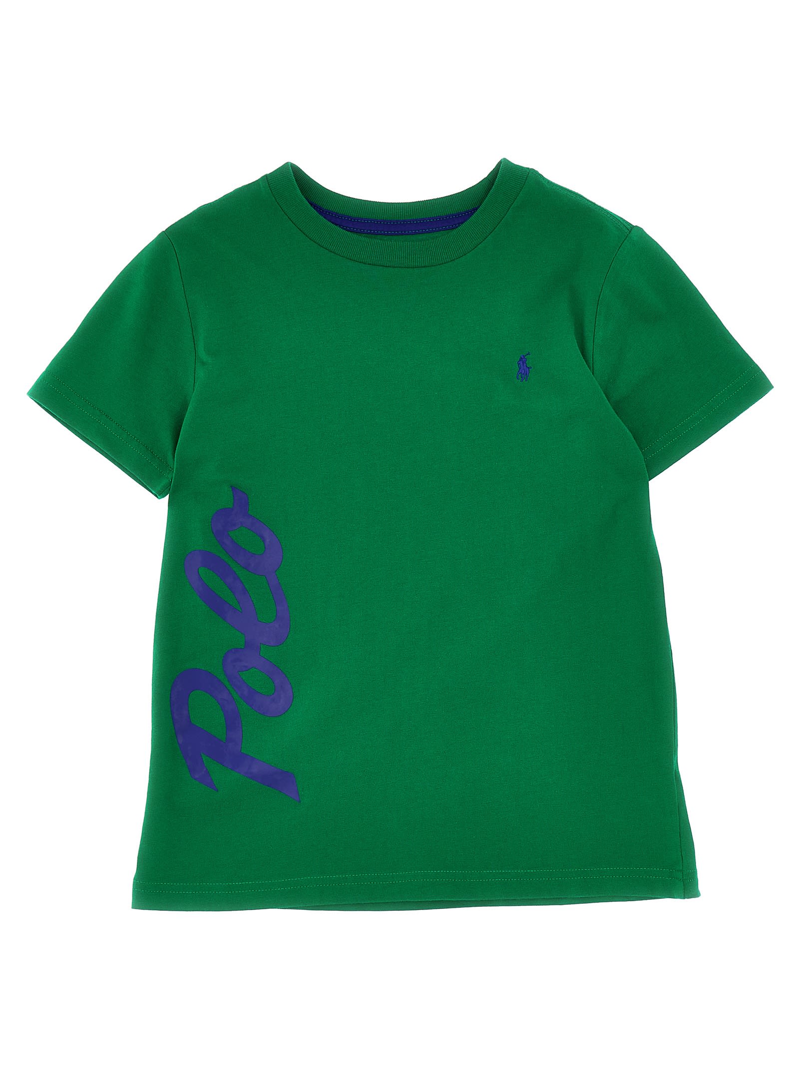 Polo Ralph Lauren Kids' Logo T-shirt In Green